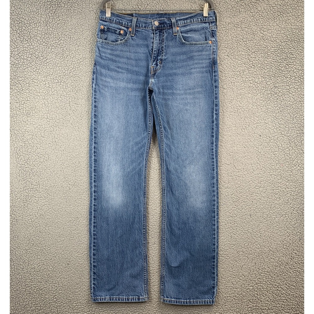 Levis Jeans Mens 33x34 Blue 527 Low Boot Cut Y2K American Western Denim
